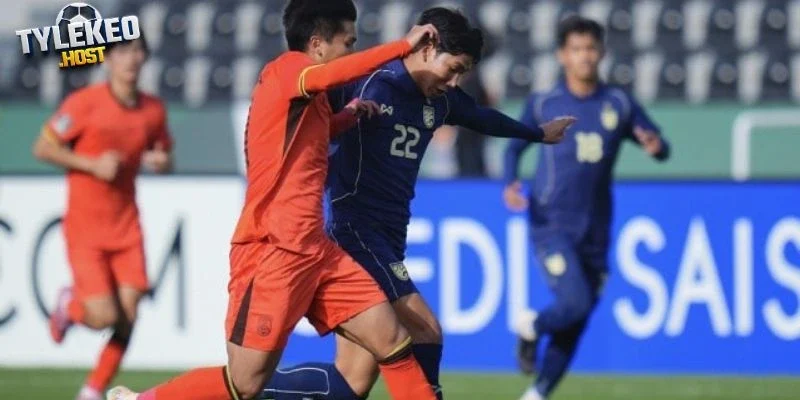 Tuyển Thái Lan đứng cuối bảng D U23 Châu Á