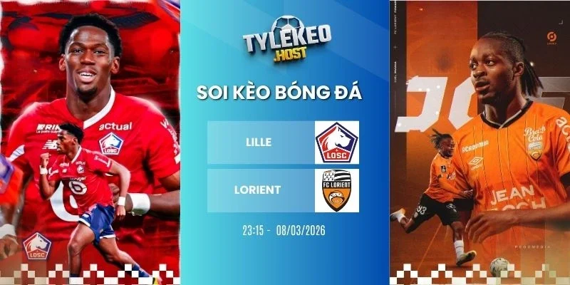 Soi kèo nhà cái Lille vs Lorient - Ligue 1, 08/03/2026