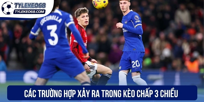 Kèo Chấp 3 Chiều - Cách Đọc Và Tính Tiền Chuẩn Mọi Trận Đấu 2 Các trường hợp xảy ra trong kèo chấp 3 chiều