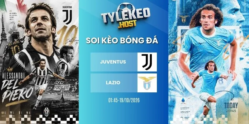 Kèo nhà cái Juventus vs Lazio - Serie A, 19/10/2026