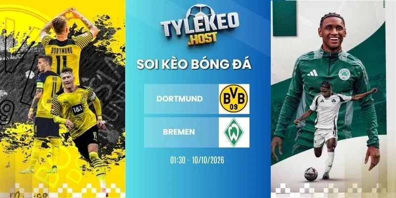 Soi kèo nhà cái Dortmund vs Bremen - Bundesliga, 10/10/2026