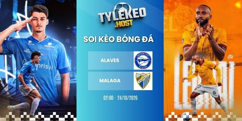 Tỷ lệ kèo Alaves vs Malaga, La Liga - 24/10/2026